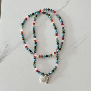 beaded wrap balance bracelet